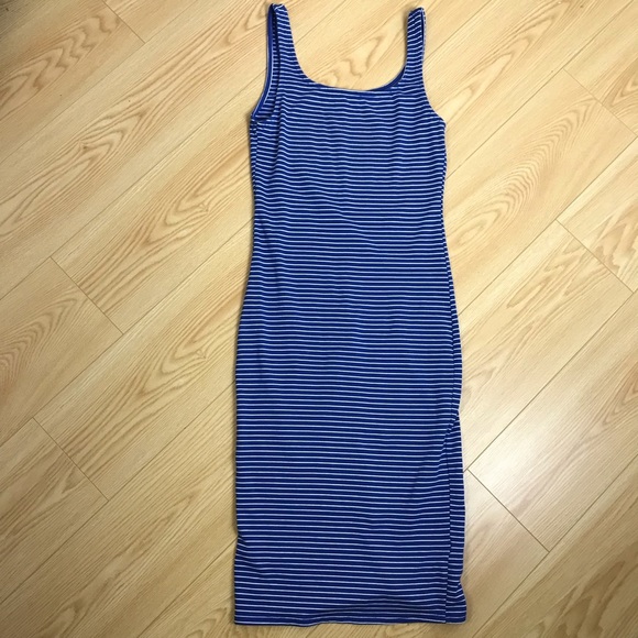 Heart & Hips Dresses & Skirts - Heart and Hips - blue and white stripes dress